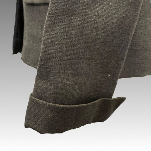 Betty Rose vintage Blazer Jacket Gray Embellished Woven Wool 1960 6 8 - Picture 8 of 14